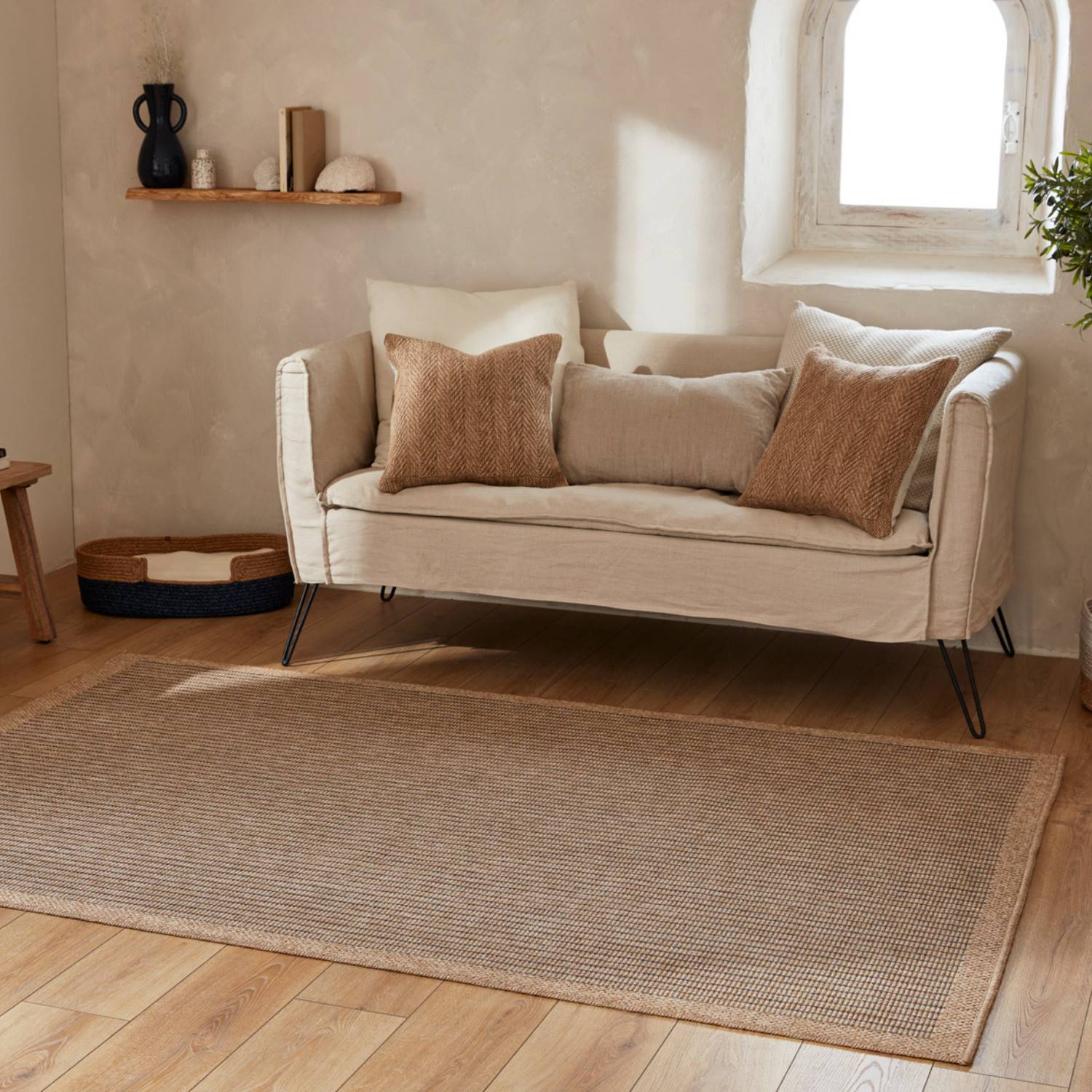 Autre - Tapis intérieur et extérieur naturel 120x170cm - Imagen 3