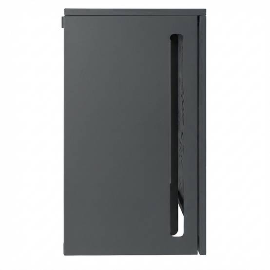 Cache climatiseur extérieur en acier galvanisé décoratif 105x90 cm Unité Anthracite - Image 4