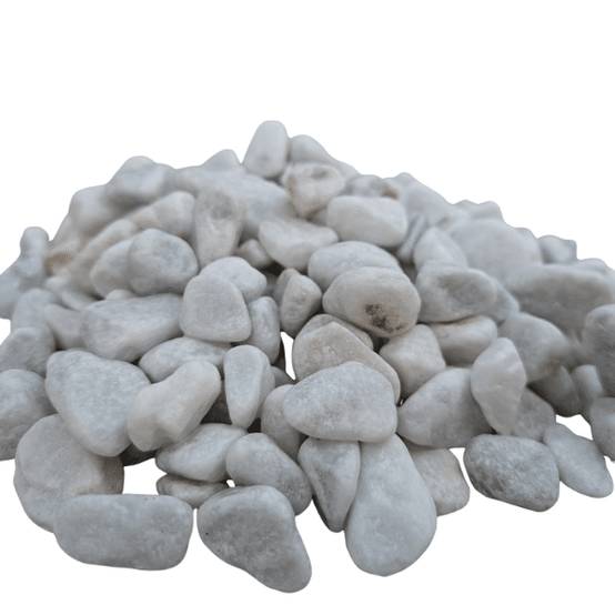 Galet marbre blanc 12/25 mm – Lot 2 sacs +/- 25 kg - Image 2