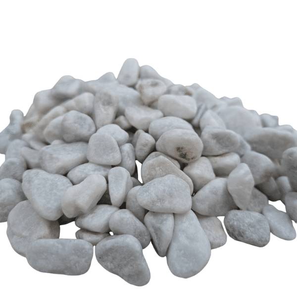 Galet marbre blanc 12/25 mm – Lot 2 sacs +/- 25 kg - Image 2