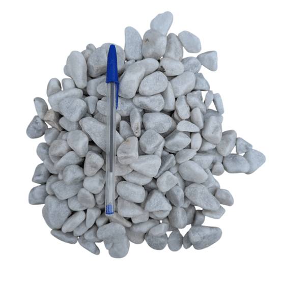 Galet marbre blanc 12/25 mm – Lot 2 sacs +/- 25 kg - Image 3