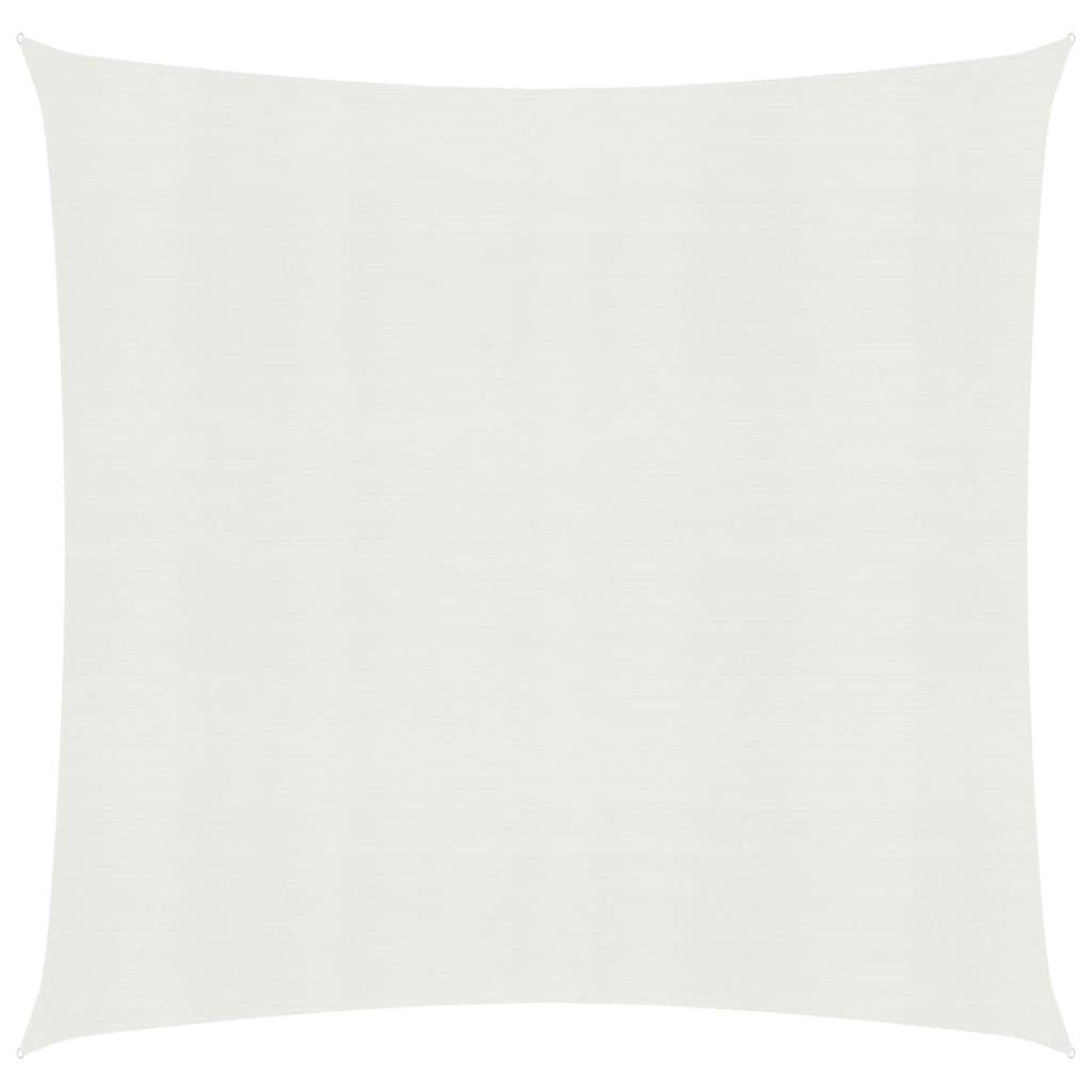 Helloshop26 - Voile d'ombrage 160 g/m² blanc 7 x 7 m pehd - Imagen 1