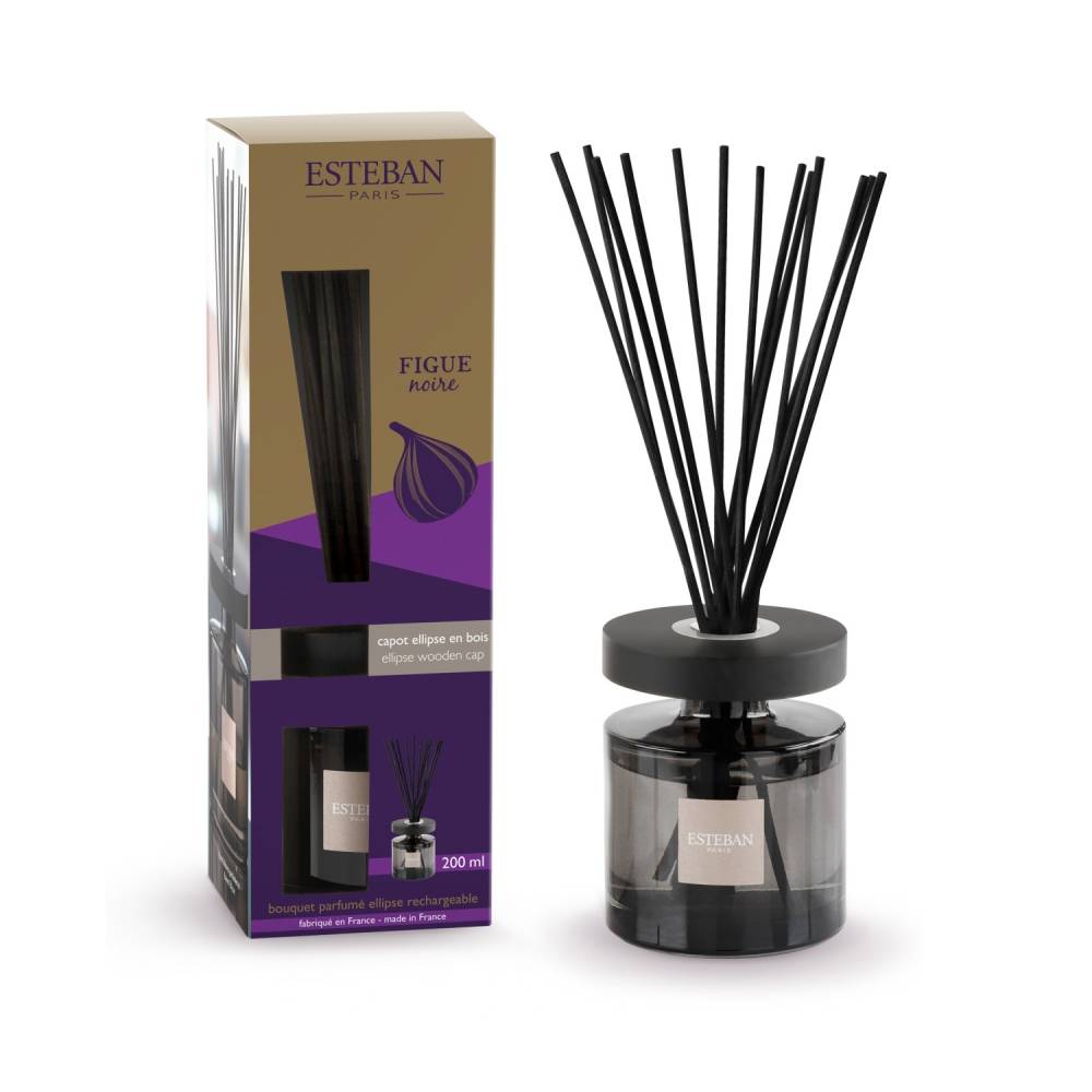 Esteban - Bouquet parfumé Ellipse figue noire 200ml - Image 2