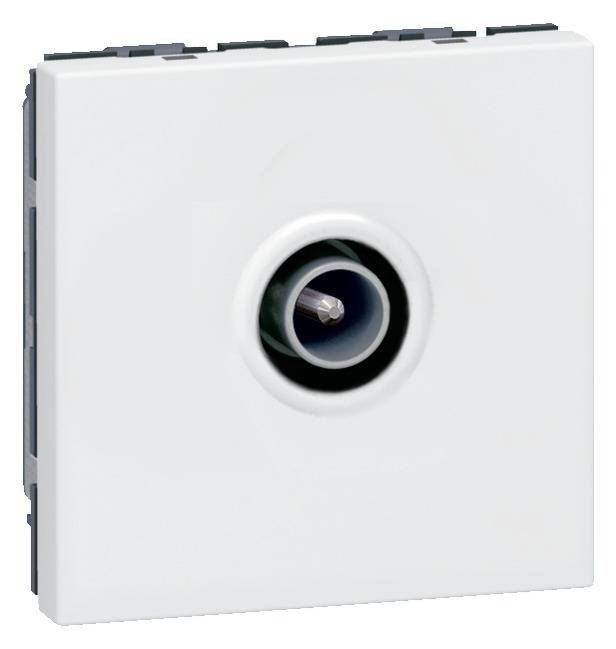 Legrand - Prise télévision MOSAIC D 9,52mm mâle 2 modules - LEGRAND - 078782 - Image 1