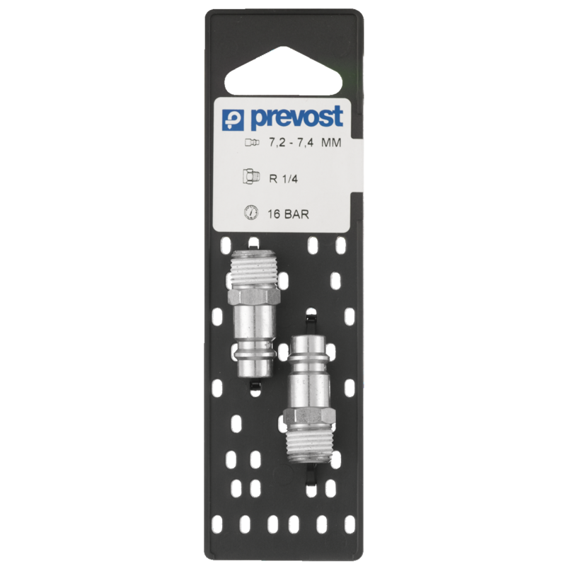 Embout PREVOST filetage mâle conique R 3/8 - La paire - ERP 076152P2
