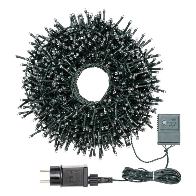 Lotti - Guirlande Boa 20M 1000 LEDS bleues 8 programmes IP44 Lotti - Imagen 2
