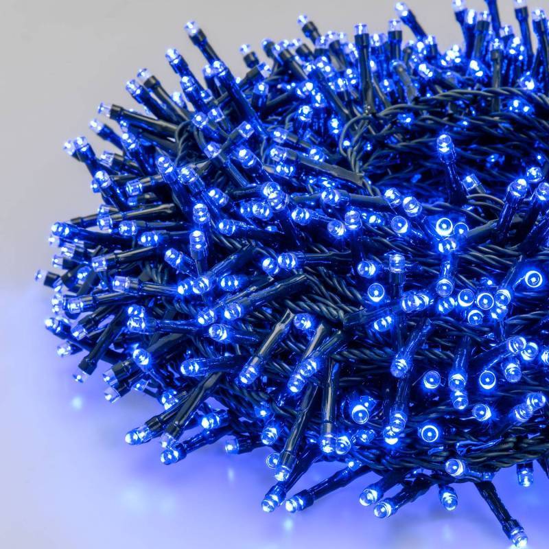 Lotti - Guirlande Boa 20M 1000 LEDS bleues 8 programmes IP44 Lotti - Imagen 4