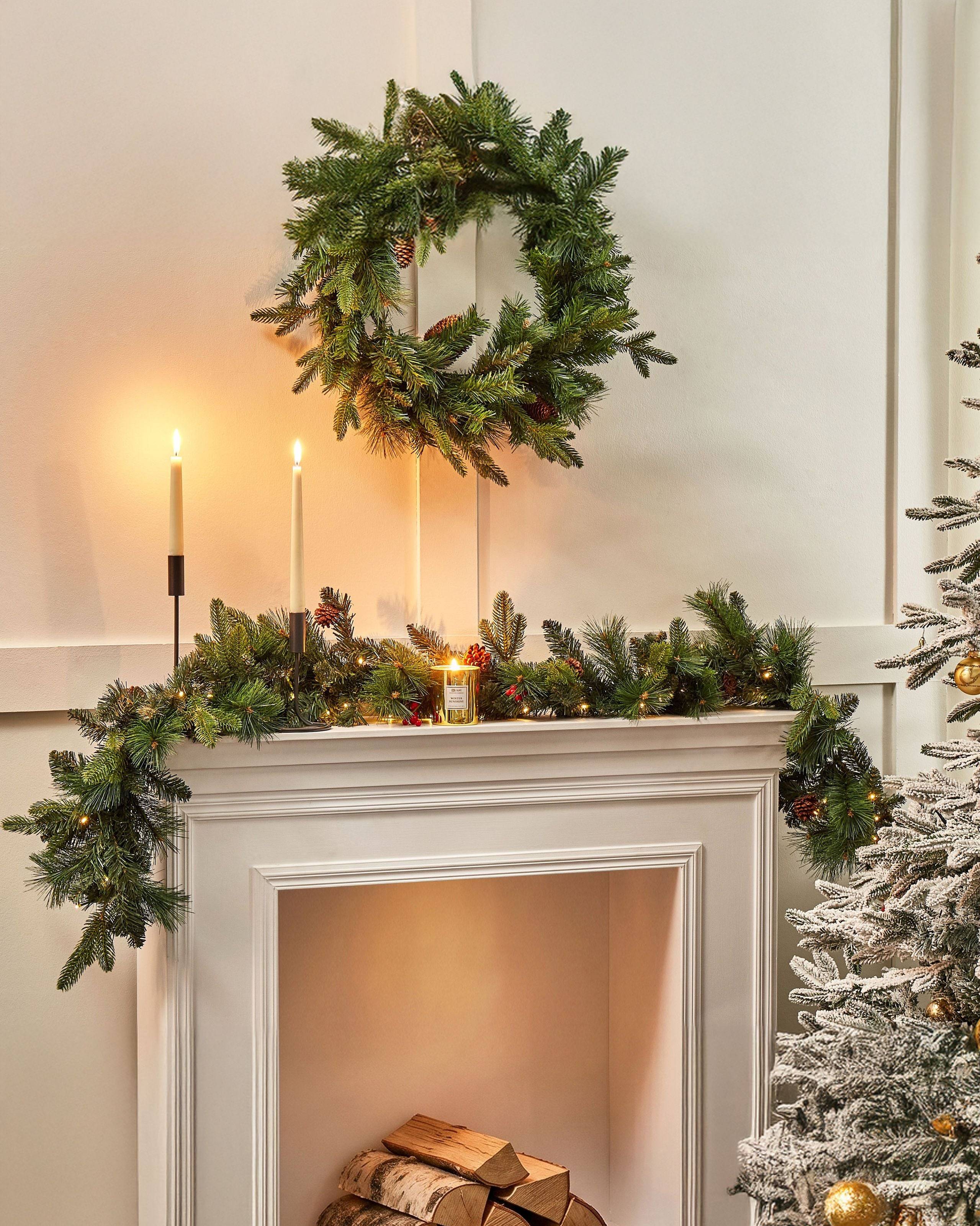 Beliani - Guirlande de Noël PVC Vert foncé WHITEHORN - Beliani - Imagen 1