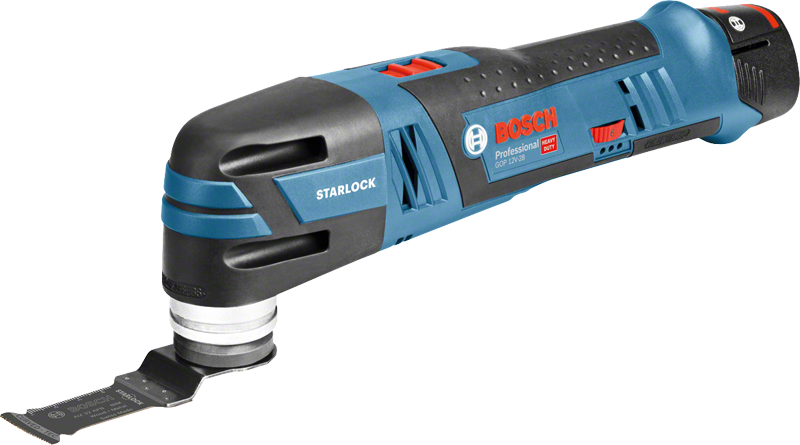 Bosch - Découpeur-ponceur BOSCH GOP 12V 28 - 2 batteries 12V 3.0 Ah, chargeur, coffret + 6 lames de scies et 5 abrasifs - 06018B5006 - Image 3
