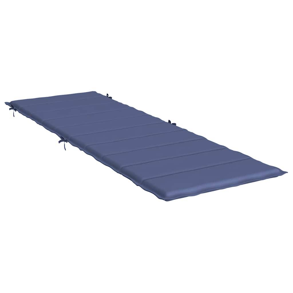 PANGIVO - Coussin de chaise longue tissu oxford bleu marine 186 x 58 x 4 cm - PANGIVO - Image 4