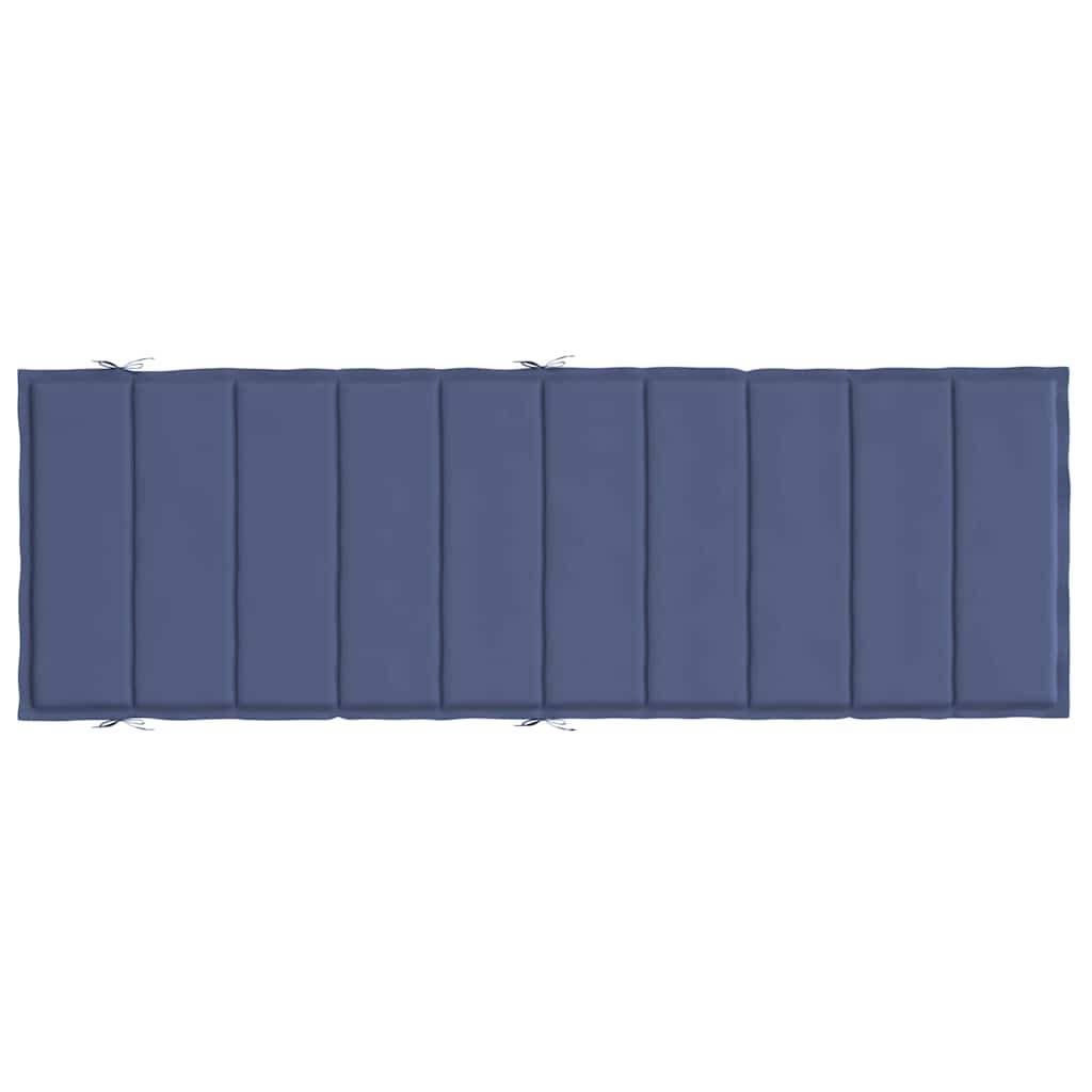 PANGIVO - Coussin de chaise longue tissu oxford bleu marine 186 x 58 x 4 cm - PANGIVO - Image 6
