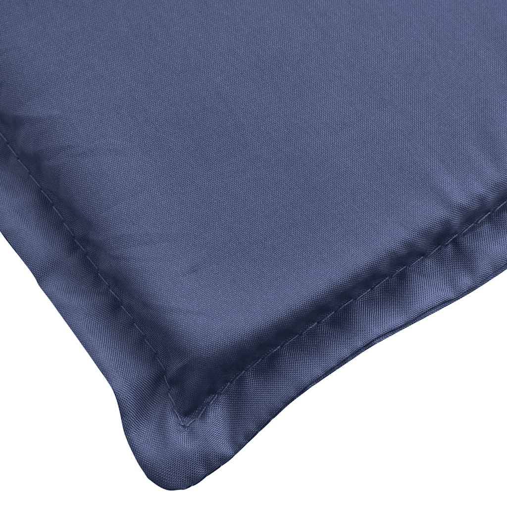 PANGIVO - Coussin de chaise longue tissu oxford bleu marine 186 x 58 x 4 cm - PANGIVO - Image 7