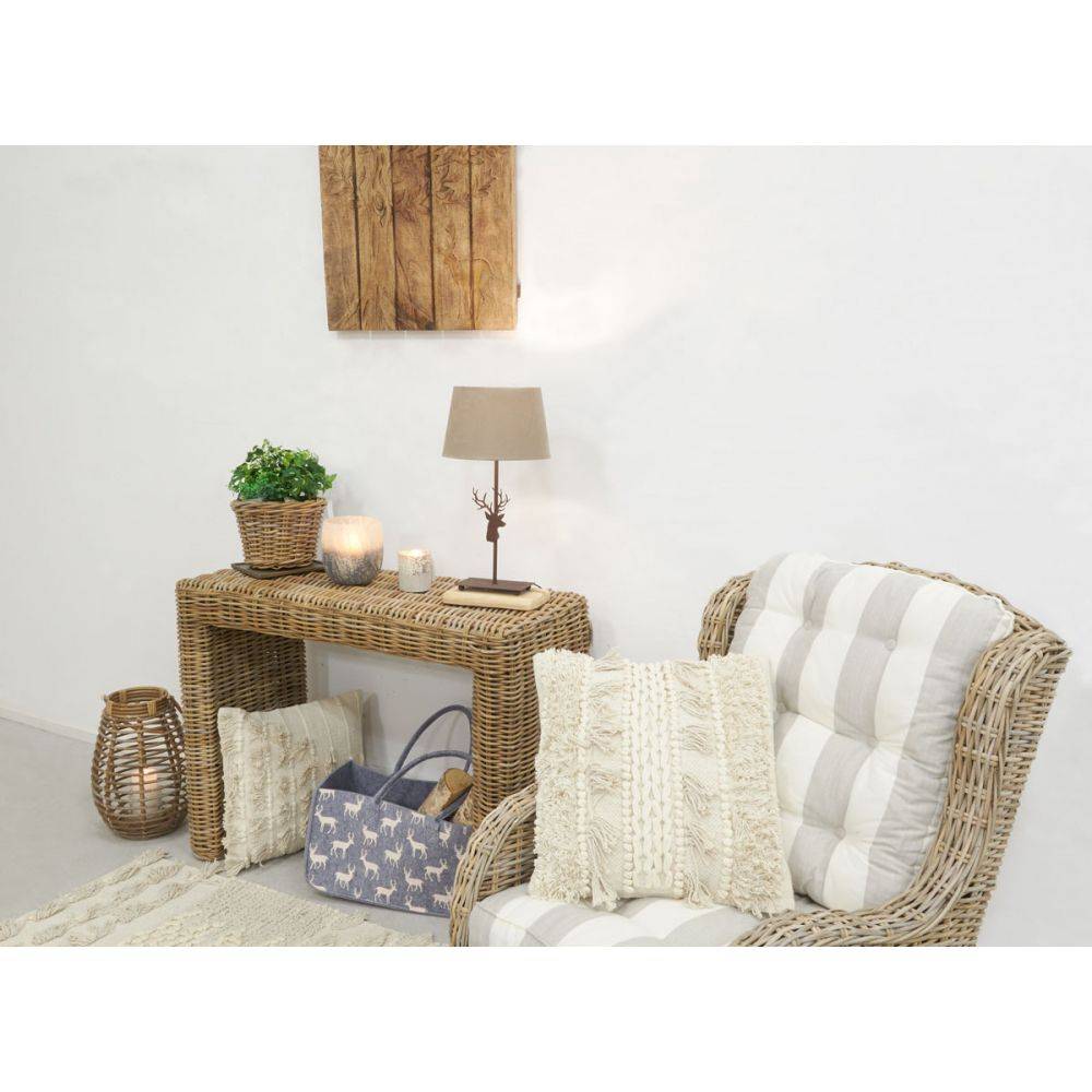 Aubry Gaspard - Coussin en coton Bohème Lot de 3 - Imagen 4