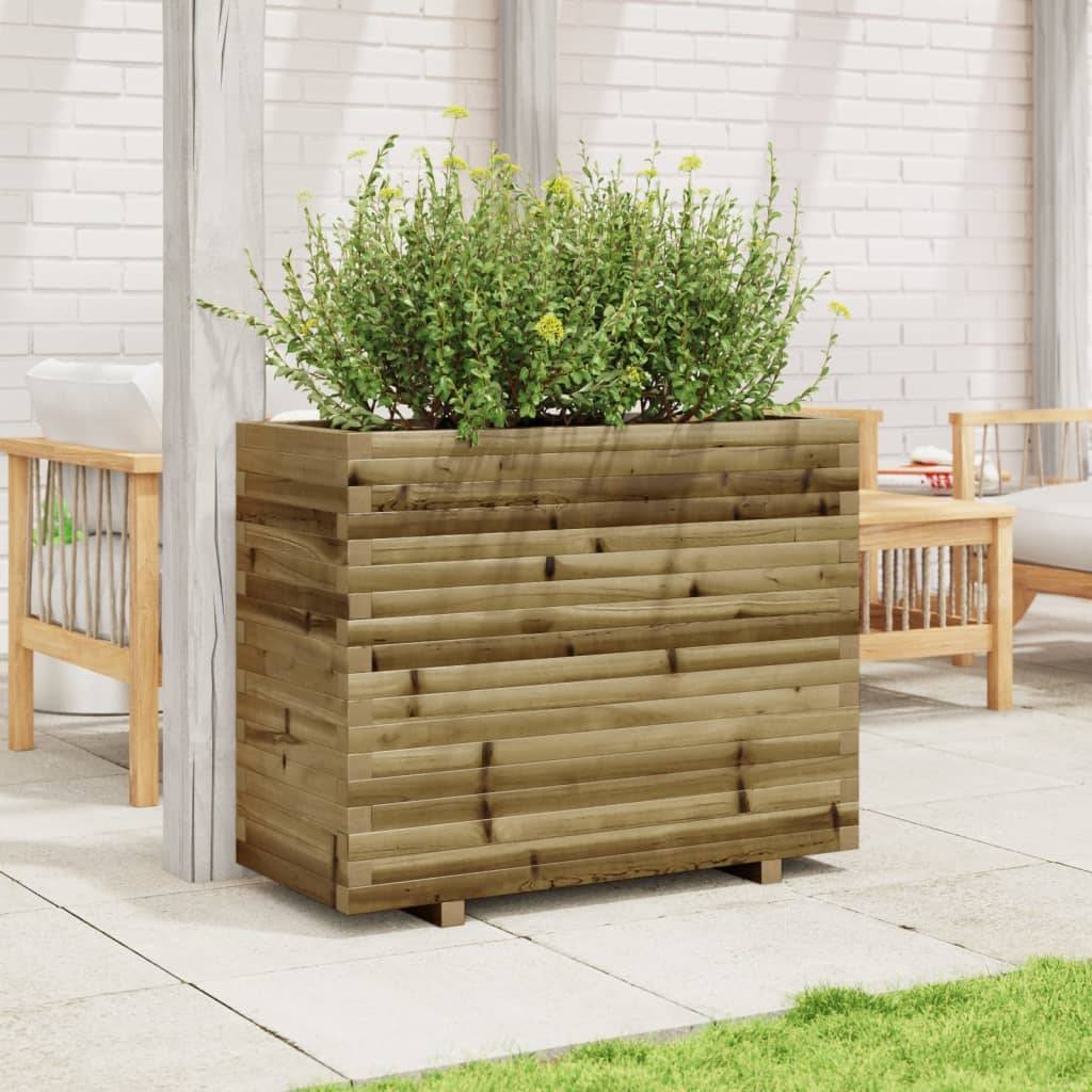 Maison Chic - Jardinière, Bac à fleurs, Pot de fleurs 90x40x72 cm bois de pin imprégné - Imagen 3