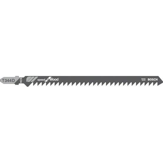 Bosch - Carte de 5 Lames Bois Construction BOSCH HCS Rectifiée T344D - 2608633A34 - Image 1