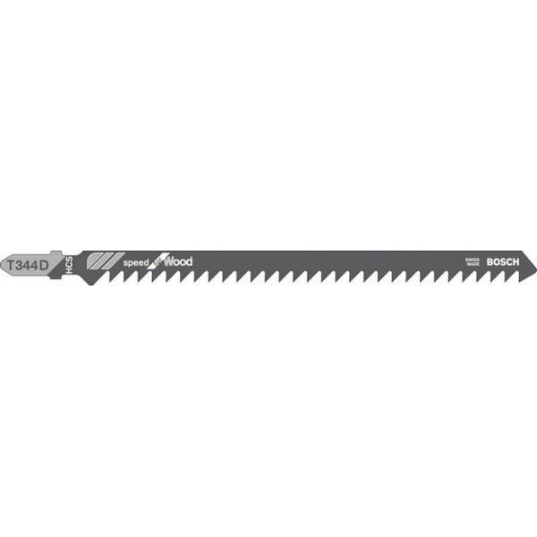 Bosch - Carte de 5 Lames Bois Construction BOSCH HCS Rectifiée T344D - 2608633A34 - Image 1
