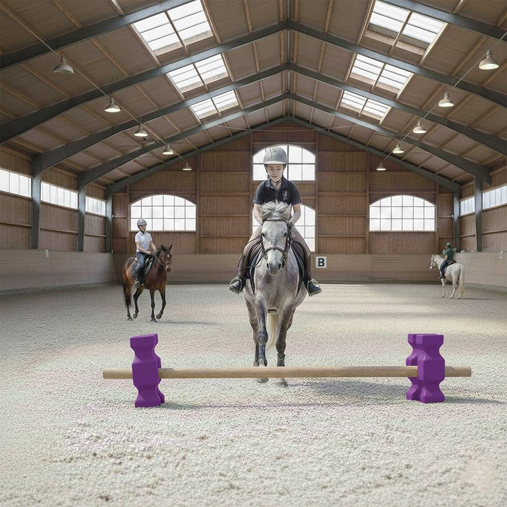 Bloc cavaletti - bloc obstacle équitation - Imagen 3