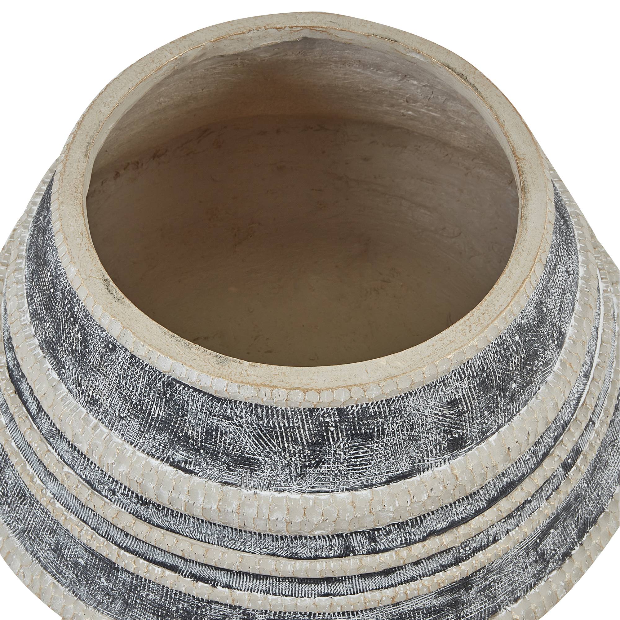 Beliani - Cache-pot d'extérieur Fibre d'argile Beige ATHAEA - 37x37x54- Beliani - Image 4