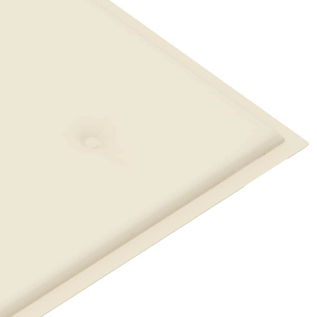 PANGIVO - Banc de jardin bois de teck crème 112 x 55 x 94 cm - PANGIVO - Image 7