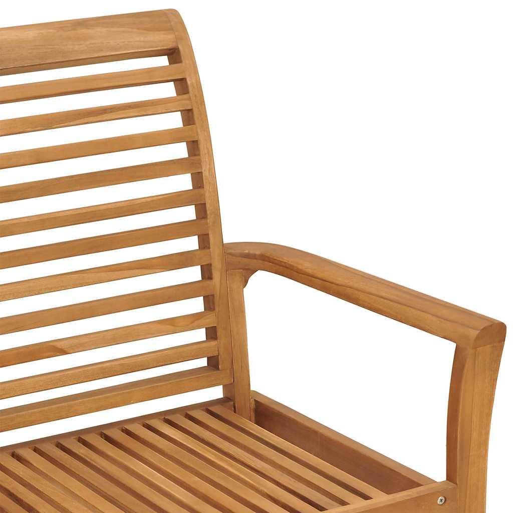 PANGIVO - Banc de jardin bois de teck crème 112 x 55 x 94 cm - PANGIVO - Image 4