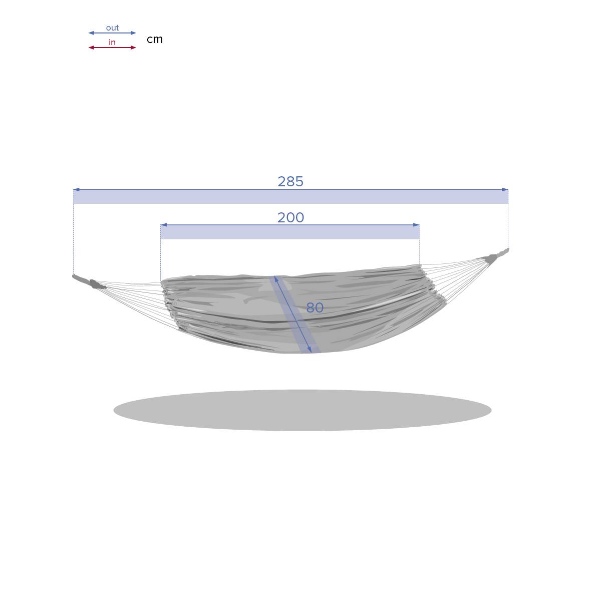 Hesperide - Hamac Yaqui Uni 200 x 80 DISPL Hespéride - Imagen 7