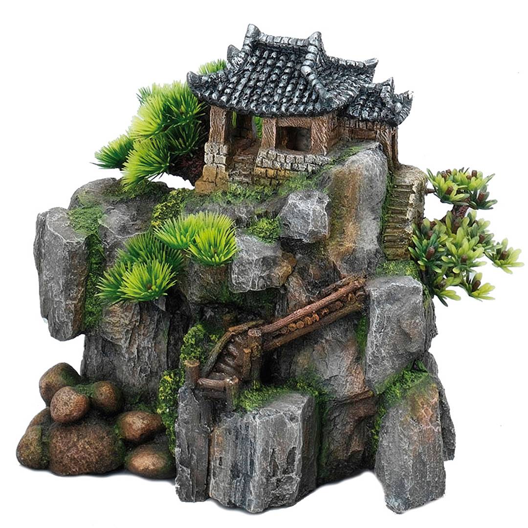 Aquadella - Decoración Cottage coreano de resina 23 x 13,5 x 22 cm - AQUA DELLA