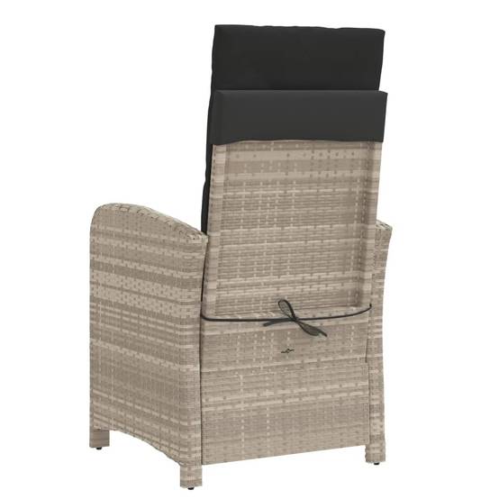Chaise bois composite 1 places rotin gris 57 x 66 x 93 cm - Prolenta premium p390.4 - Image 6