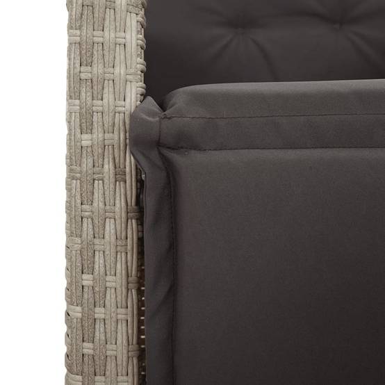 Chaise bois composite 1 places rotin gris 57 x 66 x 93 cm - Prolenta premium p390.4 - Image 9