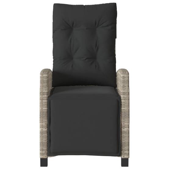 Chaise bois composite 1 places rotin gris 57 x 66 x 93 cm - Prolenta premium p390.4 - Image 4