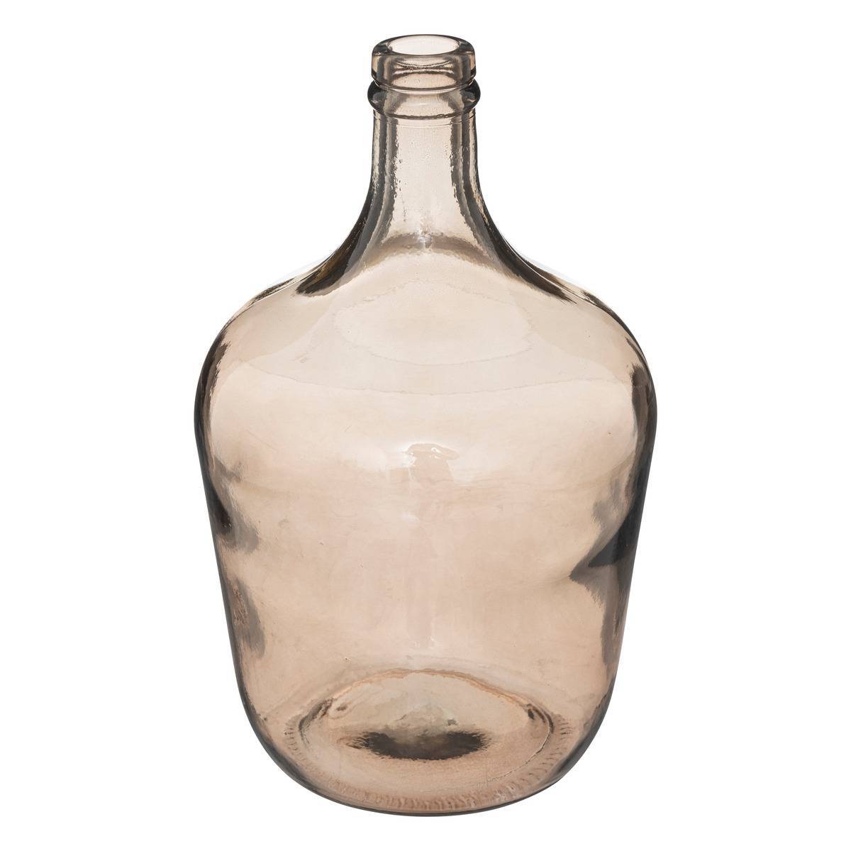 Atmosphera - Vase "Dame Jeanne" gris H30cm - Atmosphera Créateur d'intérieur - Image 1