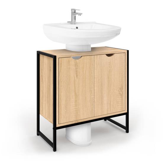 Meuble sous lavabo salle de bain DETROIT design industriel - Image 2