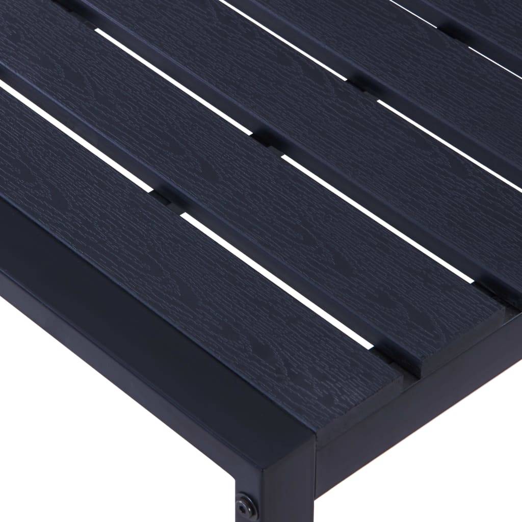 PANGIVO - Banc de jardin PS et fer noir 180 x 40 x 45 cm - PANGIVO - Image 4