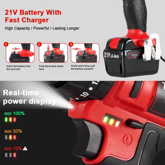 Visseuse Devisseuse Sans Fil Perceuse Visseuse Sans Fil 21V Avec 2 Batteries 2.0Ah - 25 3 Couples, 2 Vitesses, LED 21v Batterie Visseuse Devisseuse Sans Fil Perceuse Visseuse Sans Fil 21V Avec 2 Batteries 2.0Ah - 25 3 Couples, 2 Vitesses, LED 21v Batterie