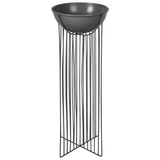 Cache-pot d'intérieur Métal Noir FICARIA - Beliani - Image 3