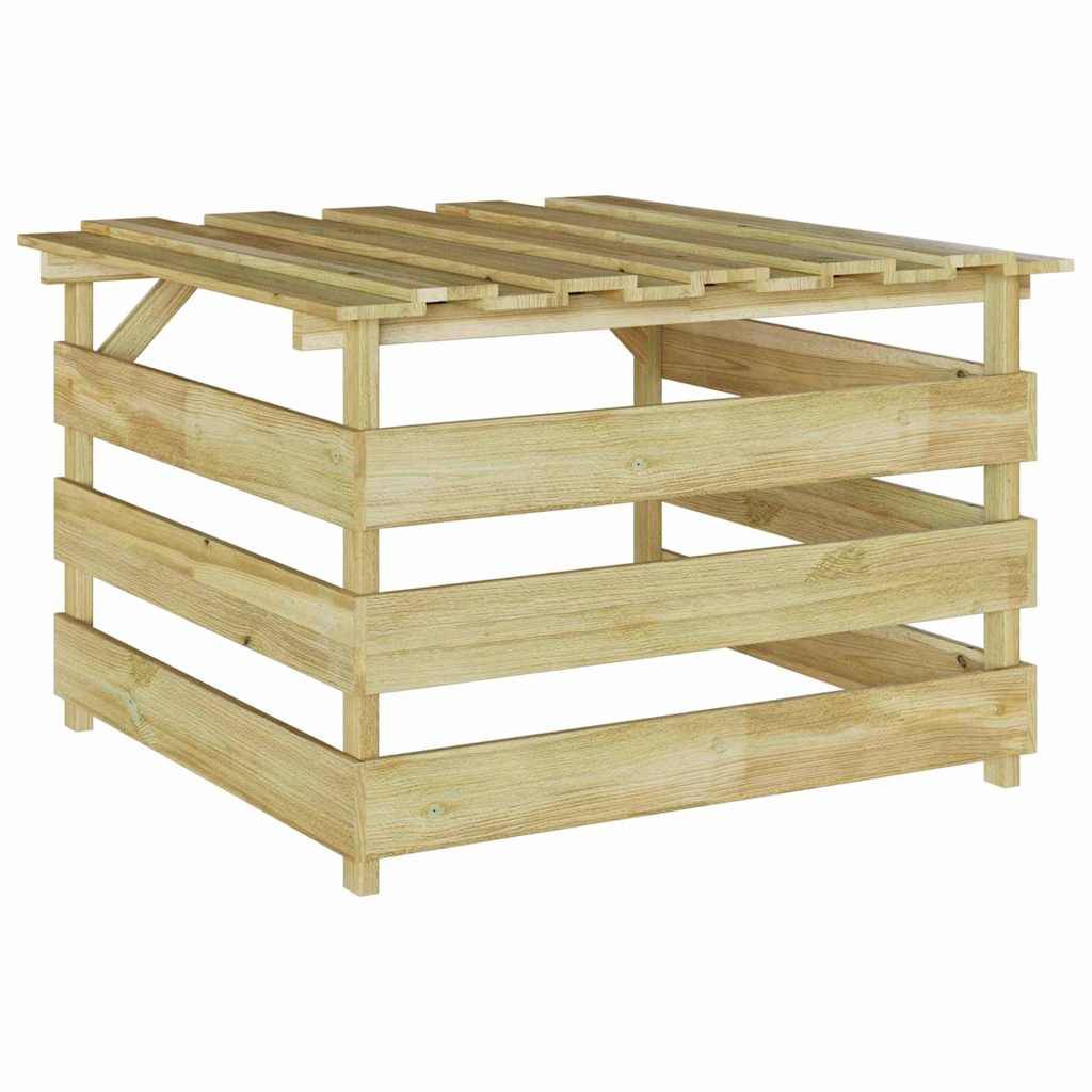 PANGIVO - Garage pour tondeuse à gazon bois de pin marron 84 x 80 x 56 cm - PANGIVO - Image 7