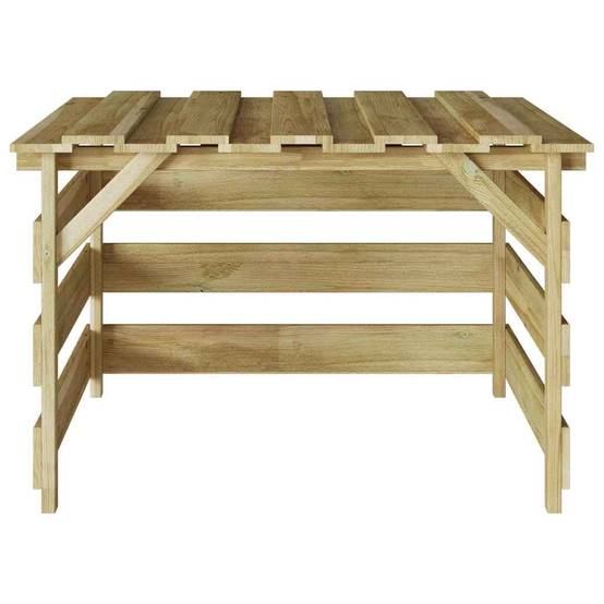 PANGIVO - Garage pour tondeuse à gazon bois de pin marron 84 x 80 x 56 cm - PANGIVO - Image 5