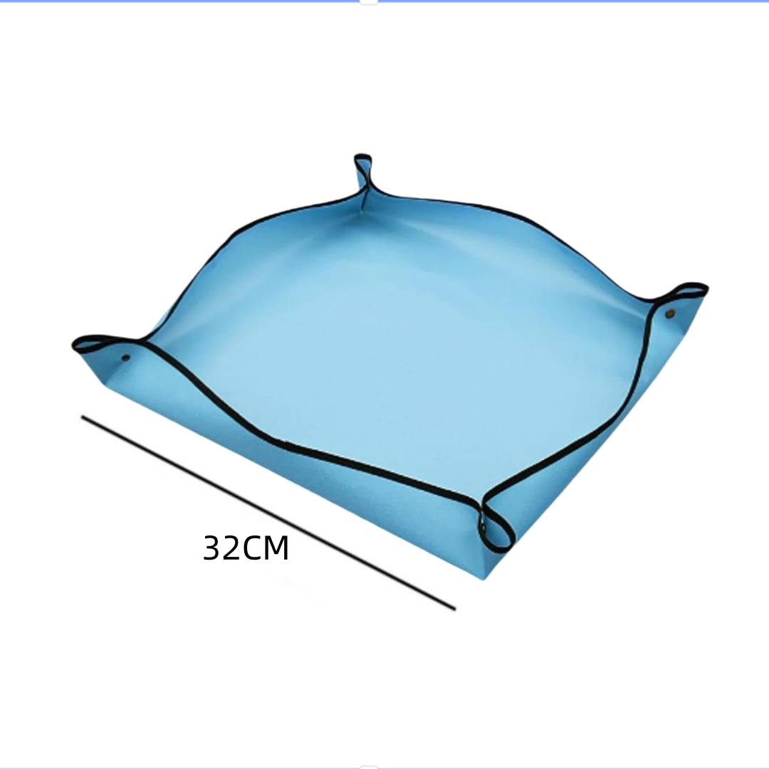 Tapis de Rempotage Bleu 32x32 cm - Protection Anti-Déversement pour Plantation et Transplantation - Lytech - Image 2