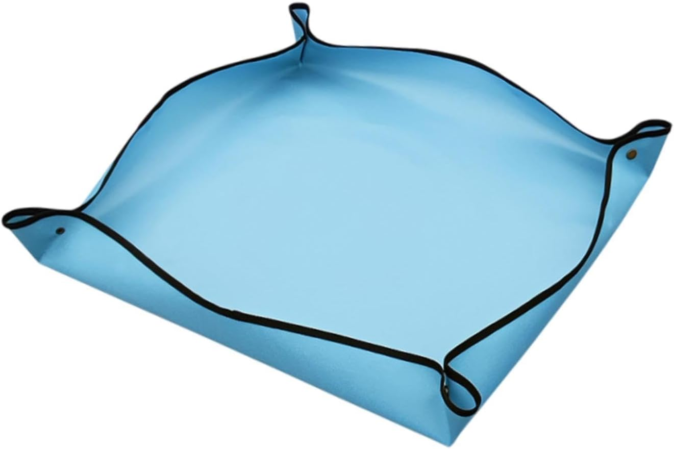 Tapis de Rempotage Bleu 32x32 cm - Protection Anti-Déversement pour Plantation et Transplantation - Lytech - Image 4
