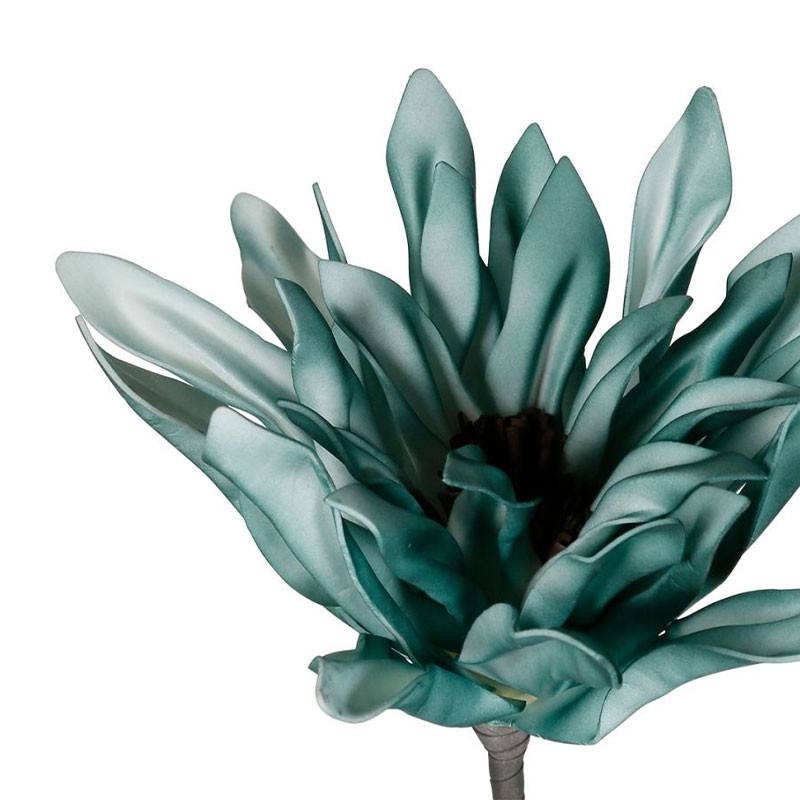Fleur Artificielle Anémone Bleue en Polyéthylène Haute Tige 98cm - Image 3
