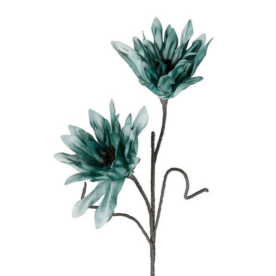 Fleur Artificielle Anémone Bleue en Polyéthylène Haute Tige 98cm - Image 1