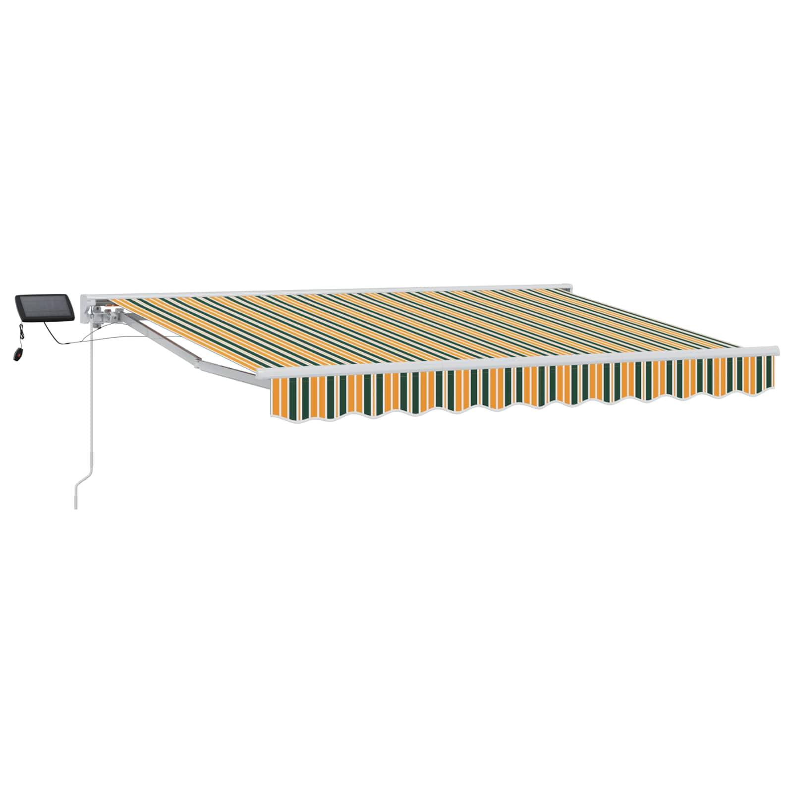 Vidaxl - Cadre de store manuel avec LEDs Vert, Jaune, Blanc 2,5 x 2 m vidaXL 3420513 - Image 2