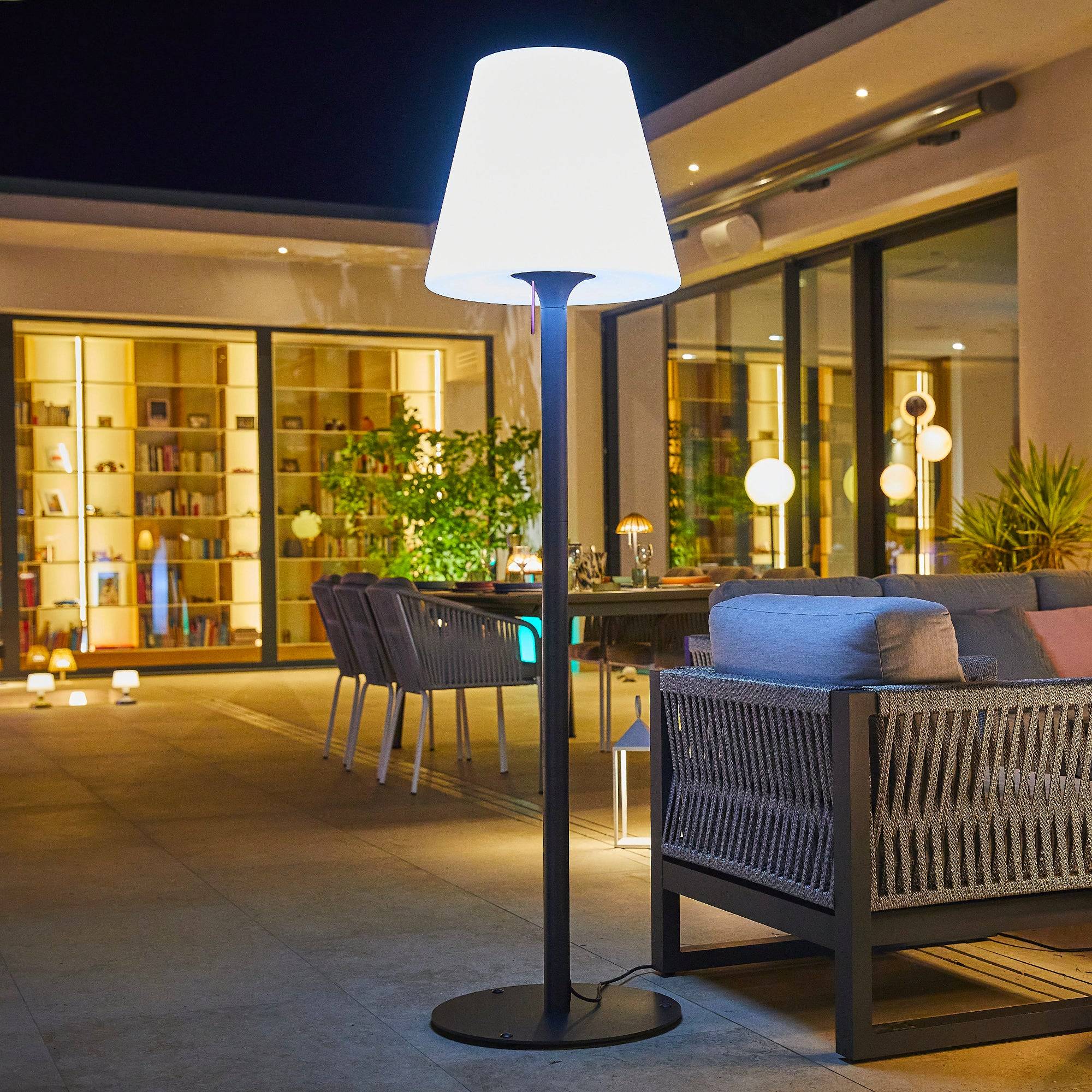 Lumisky - Lampadaire d'extérieur filaire STANDY E27 H180cm - Imagen 2