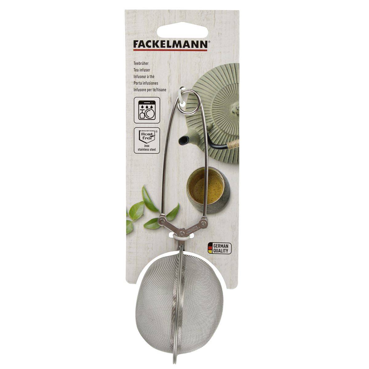 Boule à thé type pince à thé en inox 18,5 cm Fackelmann - Image 5