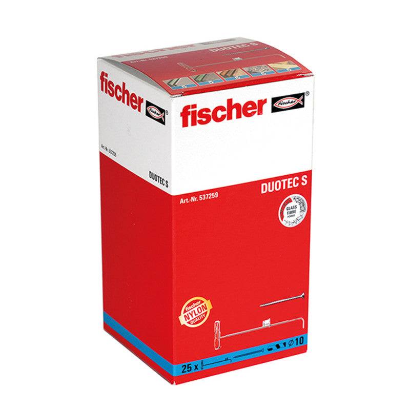 Fischer - Boîte de 25 chevilles à bascule Duotec FISCHER 537259 nylon - 10 mm Fischer - Imagen 1