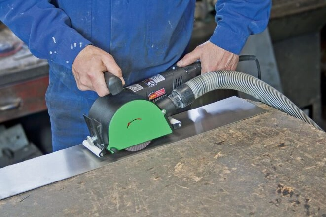 Satineuse D.120mm pour satinage de bois et métaux DIAM - ESM1310 - Imagen 2