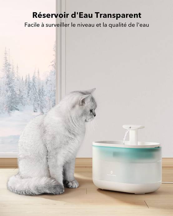 Petlibro Capsule - 2.1L - Fontaine à eau pour chat - Image 4