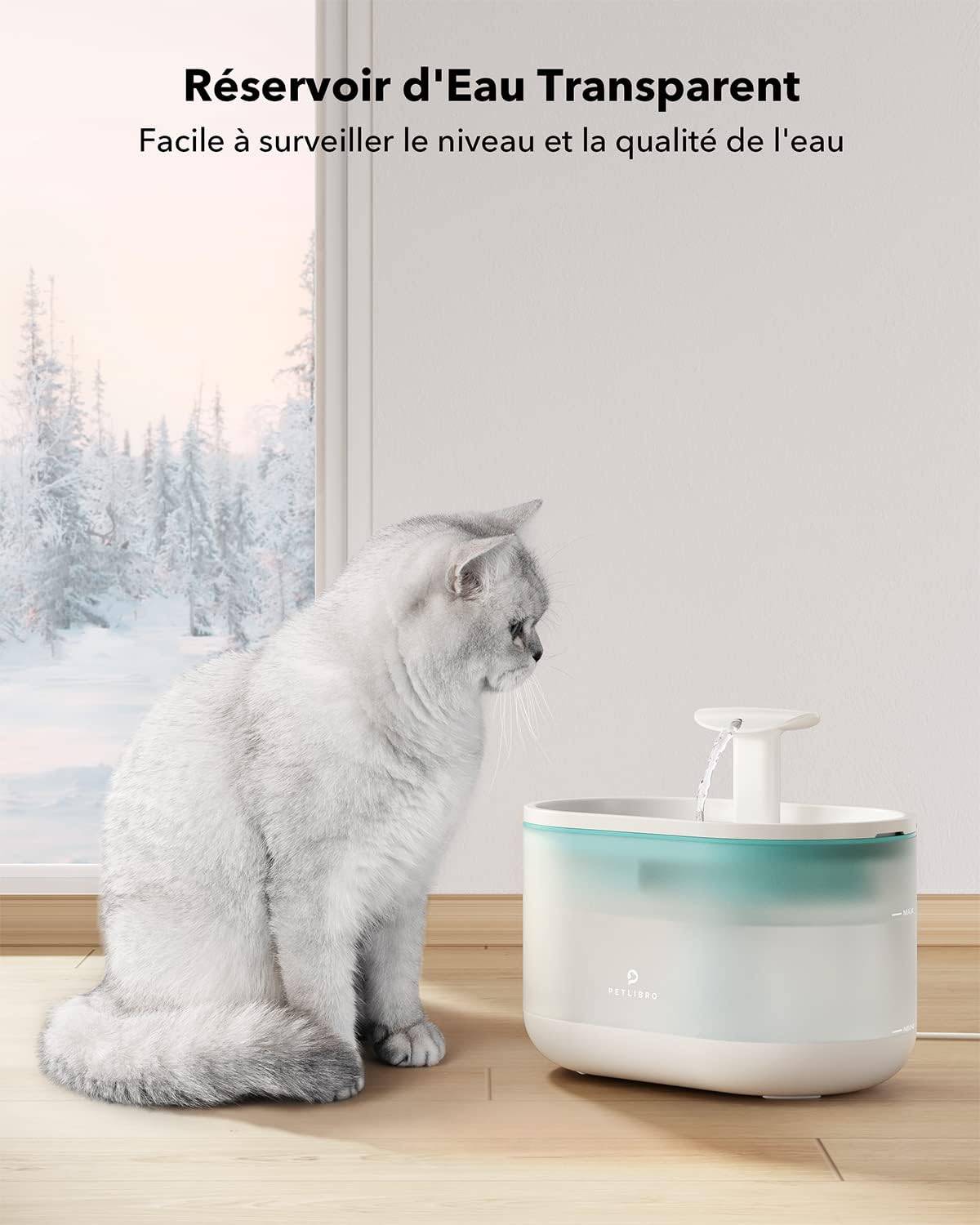 Petlibro Capsule - 2.1L - Fontaine à eau pour chat - Image 4