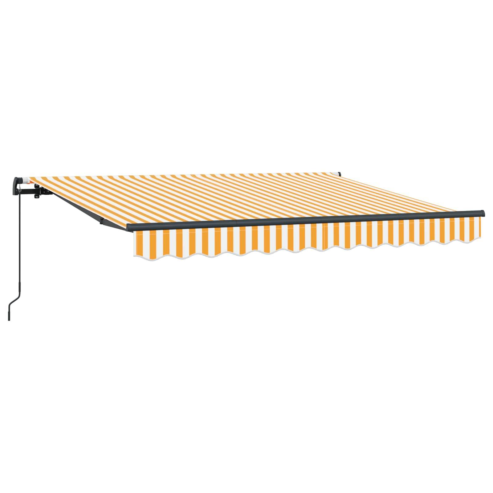 PANGIVO - Auvent rétractable aluminium et tissu jaune 250 x 200 cm - PANGIVO - Image 2