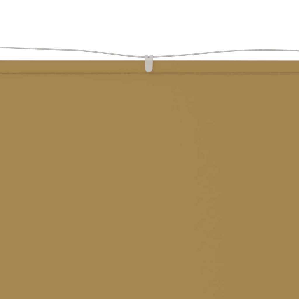 Helloshop26 - Auvent vertical 60 x 420 cm tissu oxford beige - Imagen 2