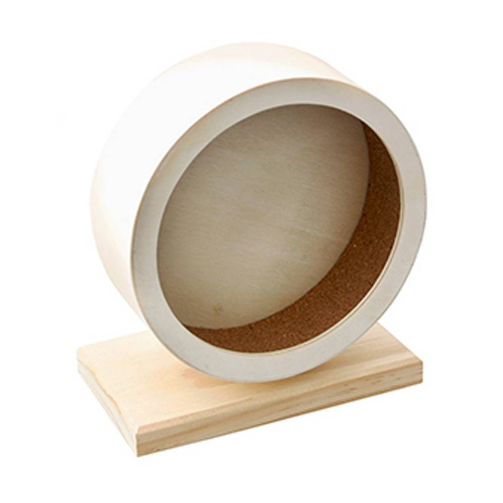 Roue d'exercice Bogie en bois 29 cm pour rongeur - Image 1